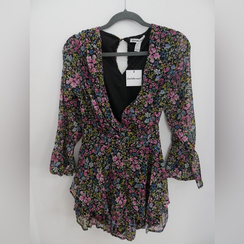 Charlotte Russe Flower Romper